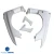 FRP VAR V2 Fenders (front) 4pc > Mitsubishi Evolution EVO8 EVO9 2003-2006 - image 5