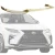 FRP ARTI Wide Body Kit w Wing > Lexus RX350 2016-2019 - image 6