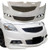 ModeloDrive FRP GALX Front Bumper > Toyota Yaris 2007-2011 > 4dr Sedan - image 1