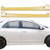 ModeloDrive FRP GALX Side Skirts > Toyota Yaris 2007-2011 > 4dr Sedan - image 1