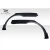 2006-2011 BMW 3 Series E90 4DR HX Wide Body Rear Fender Flares - 2 Piece - image 11