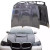 ModeloDrive Carbon Fiber HAMA Hood > BMW X6 E71 2008-2014 - image 4