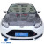 Carbon Fiber KR Vented Hood > Ford Focus 2012-2014 - image 4
