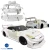 FRP LBPE SE Wide Body Kit w Wing > Nissan GT-R GTR (R35) 2009-2016 - image 3