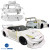 ModeloDrive FRP LBPE SE Wide Body Kit w Wing > Nissan GT-R GTR (R35) 2009-2016 - image 3