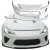 FRP DMD Front Bumper w Lip Combo > Subaru BRZ 2013-2020 - image 1