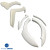 FRP HAMA Wide Body Fender Flares (rear) 6pc > BMW X6 (E71) 2008-2014 - image 15