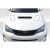 2008-2011 Subaru Impreza 2008-2014 WRX STI C-1 Hood - 1 Piece - image 1
