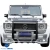 FRP HAMA Front Lip Valances 3pc > Mercedes-Benz G500 (W463) 1999-2018 - image 4