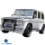 FRP HAMA Front Lip Valances 3pc > Mercedes-Benz G500 (W463) 1999-2018 - image 3