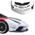 Partial Carbon Fiber MDES Front Bumper w Splitter > Ferrari 488 GTB (F142M) 2016-2019 - image 7