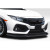 2017-2021 Honda Civic HB Type G Front Lip Under Spoiler - 1 Piece - image 3