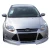 Ford Focus 5dr / Sedan 2012-2014 BDS Style 1 Piece Polyurethane Front Lip - image 4