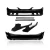 Ford Mustang 1994-1998 S-Tech Style 6 Piece Polyurethane Full Body Kit - image 1