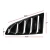 Ford Mustang 2015-2017 Louvered 2 Piece Polyurethane Window Scoops - image 2