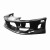 Mitsubishi Eclipse 1995-1999 / Eagle Talon 1995-1998 Bomb Style 1 Piece Polyurethane Front Bumper - image 4