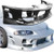 KBD Urethane Bomb Style 1pc Front Bumper > Mitsubishi Eclipse 1997-1999