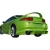 Mitsubishi Eclipse 1995-1999 / Eagle Talon 1995-1998 Bomb Style 4 Piece Polyurethane Full Body Kit - image 5