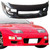 KBD Urethane GR Spec Style 1pc Front Bumper > Nissan 300ZX 1990-1996