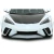 2020-2025 Chevrolet Corvette C8 Polyurethane Gran Veloce Front Bumper - 1 Piece - image 1