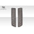 2013-2014 Ford Mustang GT1 Hood Vents - 3 Piece (S) - image 8