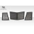2005-2013 Chevrolet Corvette C6 GT1 Hood Vents - 3 Piece - image 3