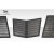 1997-2004 Chevrolet Corvette C5 / 2005-2009 Ford Mustang GT1 Hood Vents - 3 Piece - image 6