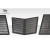1997-2004 Chevrolet Corvette C5 / 2005-2009 Ford Mustang GT1 Hood Vents - 3 Piece - image 6