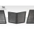 1997-2004 Chevrolet Corvette C5 / 2005-2009 Ford Mustang GT1 Hood Vents - 3 Piece - image 6