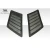 2000-2009 Honda S2000 Durafex GT1 Fender Vents - 2 Piece - image 4