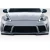 2009-2020 Nissan 370Z Z34 Motion Wave Front Bumper - 1 Piece - image 3