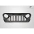 2018-2025 Jeep Wrangler JL Gladiator JT Predator Grille - 1 Piece - image 15