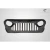 2018-2025 Jeep Wrangler JL Gladiator JT Predator Grille - 1 Piece - image 8