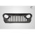 2018-2025 Jeep Wrangler JL Gladiator JT Predator Grille - 1 Piece - image 15