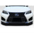 2013-2015 Lexus GS Series G200 GS300 GS350 GS450 GS450H AM Design Wide Body Front Lip Under Spoiler - 1 Piece (S) - image 1
