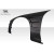 1989-1994 Nissan 240SX D1 Sport 25MM Front Fenders - 2 Piece - image 7
