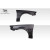 1984-1987 Toyota Corolla Levin 2DR / HB Duraflex D1 Sport 25MM Front Fenders - 2 Piece - image 3