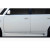 2004-2007 Scion xB JP Design Side Skirt Rocker Panels - 2 Piece - image 1