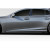 2018-2020 Lexus LS Series LS500 AM Design Side Skirt Rocker Panels - 2 Piece (S) - image 1