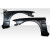 1995-1998 Nissan Skyline R33 2DR Duraflex D1 Sport 30MM Front Fenders - 2 Piece - image 3