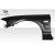 1995-1998 Nissan Skyline R33 2DR Duraflex D1 Sport 30MM Front Fenders - 2 Piece - image 4