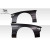1989-1994 NIssan Silvia S13 Duraflex D1 Sport 25MM Front Fenders - 2 Piece - image 3