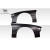 1989-1994 NIssan Silvia S13 D1 Sport 25MM Front Fenders - 2 Piece - image 7