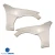 ModeloDrive FRP MSV Wide Body 30mm Fenders (front) 2pc > Lexus IS300 2000-2005> 4dr - image 11