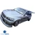 FRP MSV Wide Body 30/65 Fender Flare Set 8pc > Lexus IS300 2000-2005> 4dr - image 56