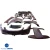 Carbon Fiber BLK-GT Wide Body Kit w Wing > Mercedes-Benz SLS AMG (R197) 2011-2014 - image 6