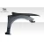 2006-2011 Honda JDM Civic 4Dr Naga Wide Body Front Fenders - 2 Pieces - image 3