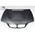 2002-2005 BMW 3 Series E46 4DR GTS Look Hood - 1 Piece - image 3