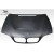2002-2005 BMW 3 Series E46 4DR GTS Look Hood - 1 Piece - image 7