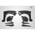 2015-2021 Subaru WRX STI VRS Wide Body Front Fenders - 8 Piece - image 2
